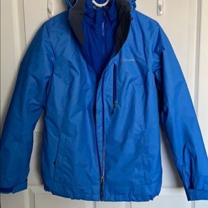 Columbia M blue 2 in one jackets NEW